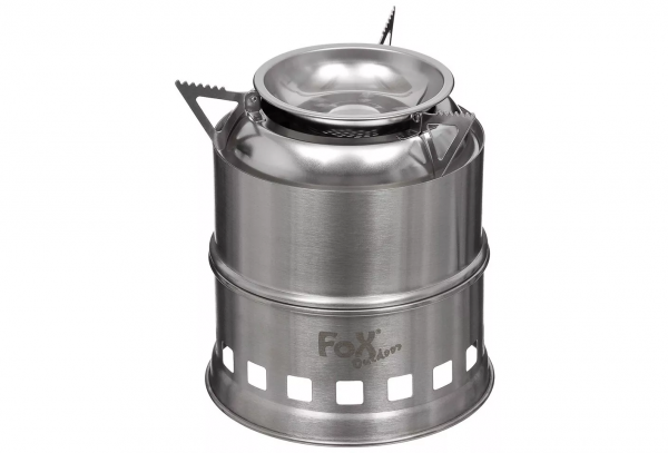 Outdoor Ofen Forest Camping Survival Edelstahl kleiner Camping Kocher Notkocher